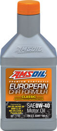 AMSOIL European Car Formula 0W-40 Classic ESP Synthetic Motor Oil